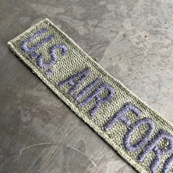 U.S. AIR FORCE embroidered tape patch - Vintage - Picture 6 of 10